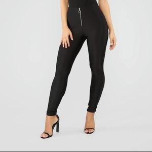 Fashion Nova Women's Zipper Leggings NWOT